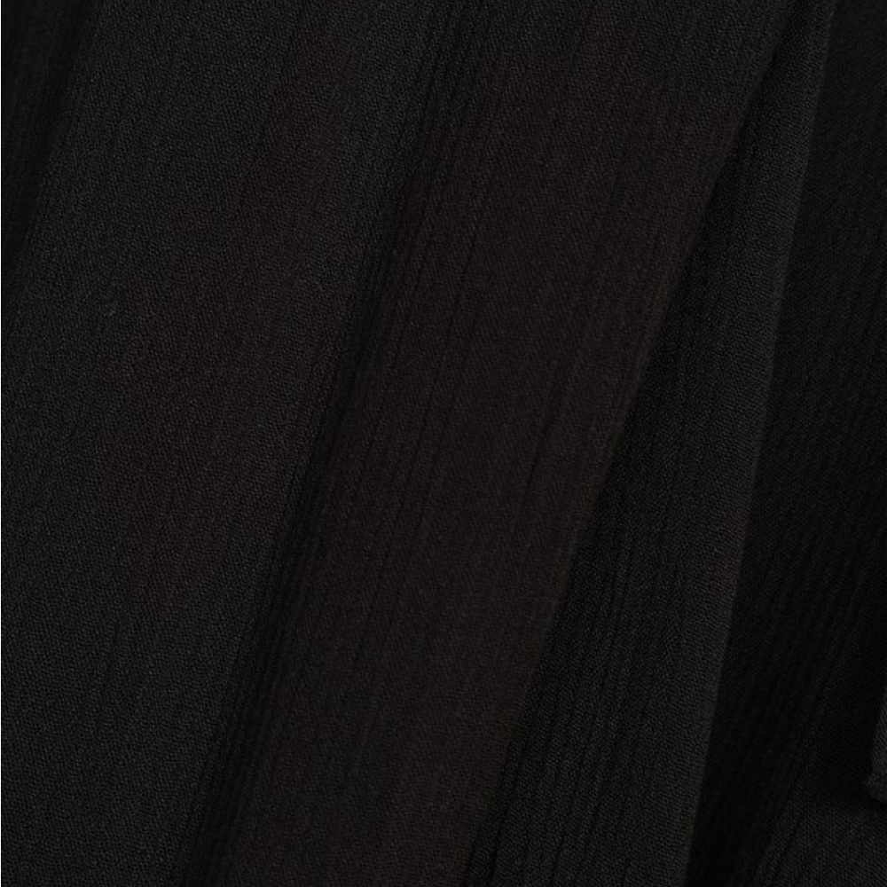 NWOT Lulus Heart of Marigold Black Wrap Maxi Dress - Picture 9 of 9